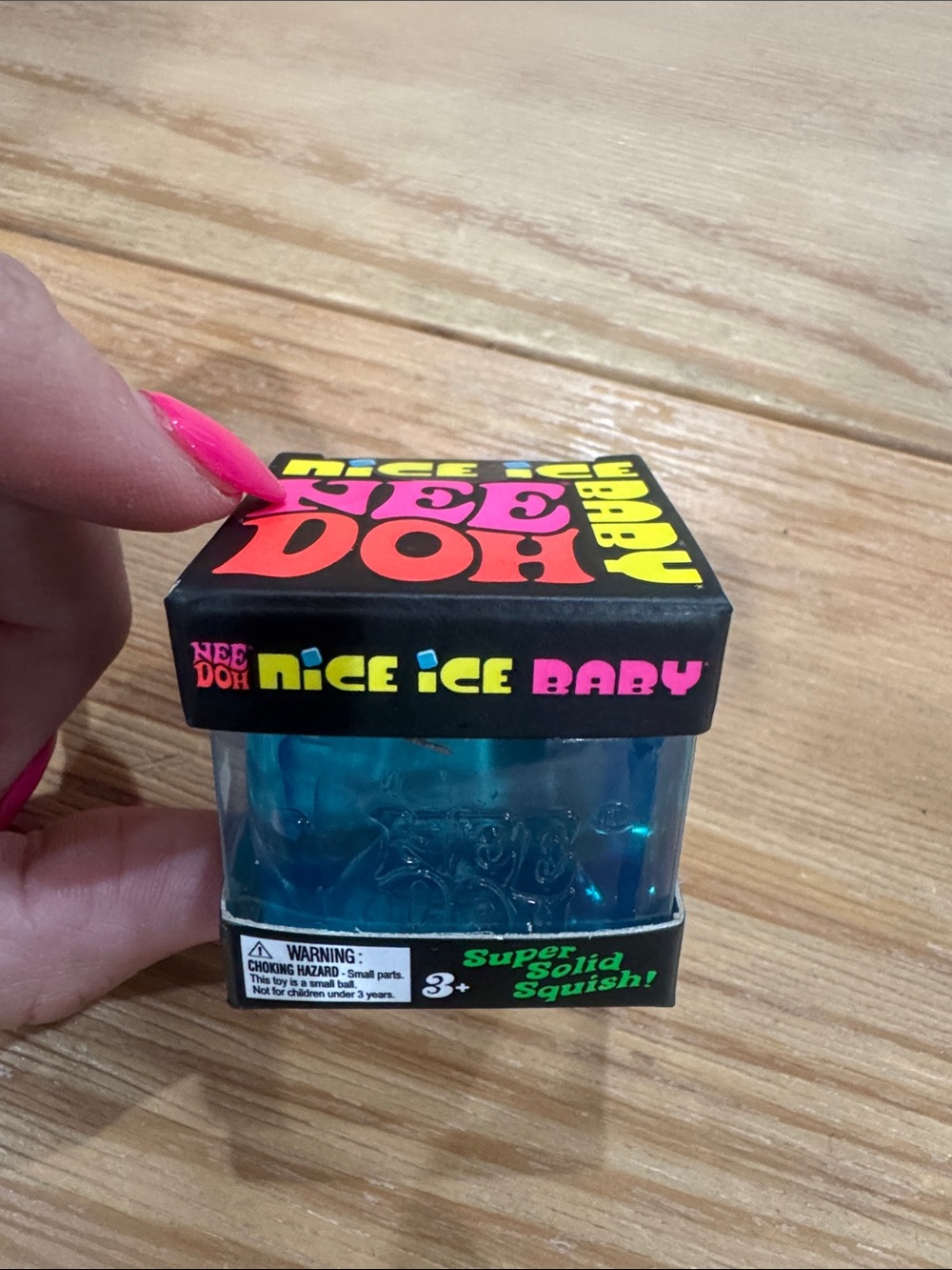 Needoh Nice Ice Baby Blue Super Solid Squish